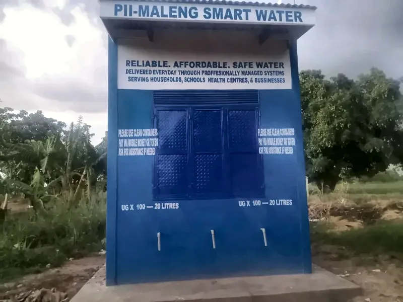 Kiosk in operation, Kitgum District, Apr 2026